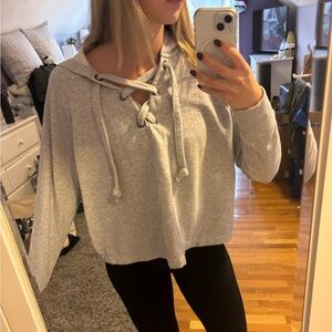 Aerie gray sweater